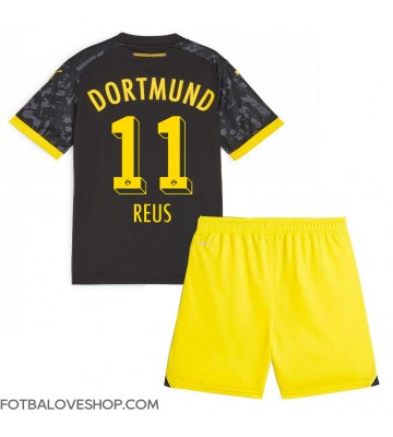 Borussia Dortmund Marco Reus #11 Dětské Venkovní Dres 2023-24 Krátký Rukáv (+ trenýrky)